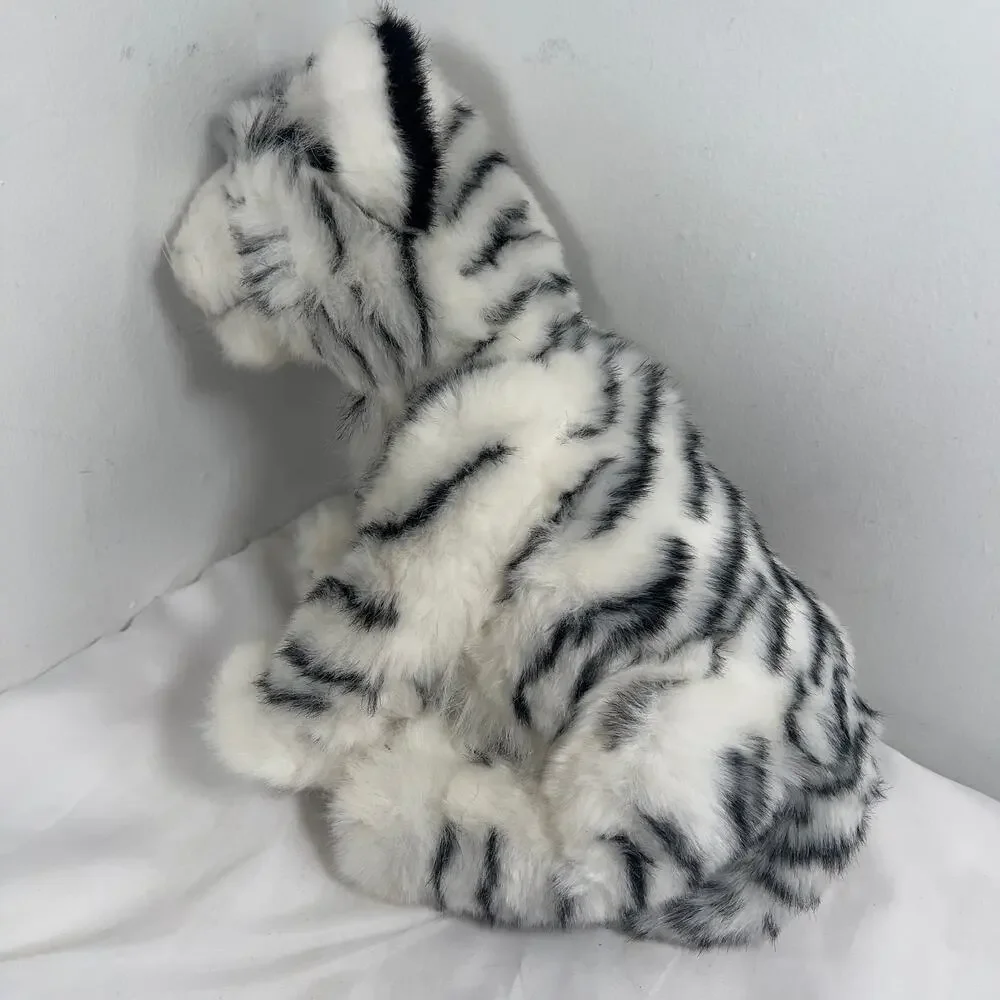 WowWee Alive Interactive White Tiger Cub Plush Toy 2007 Realistic Makes Sounds